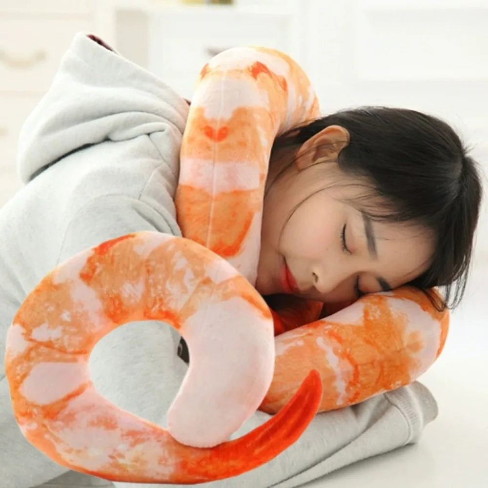 Home.Textiles Cushion - 40cm Creative Simulated Shrimp Cotton Peeled
