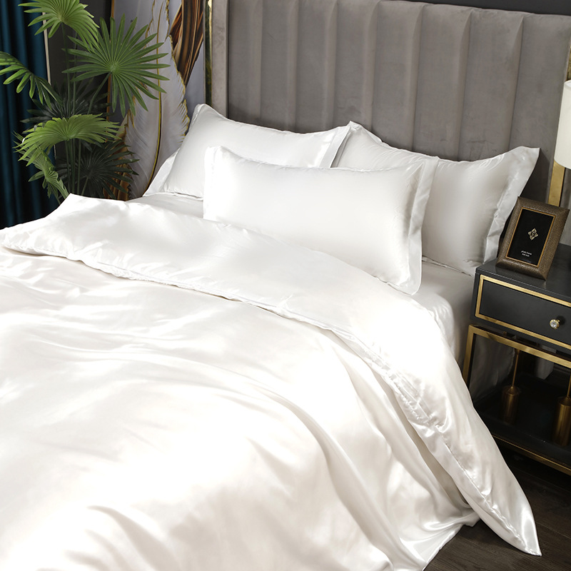 Silk Sheet Set - Cool Satin Silk Bedding Set with