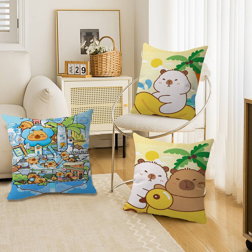 Home Textiles Super Soft - Cute Capybara Pillowcases Home Bedding Decorative