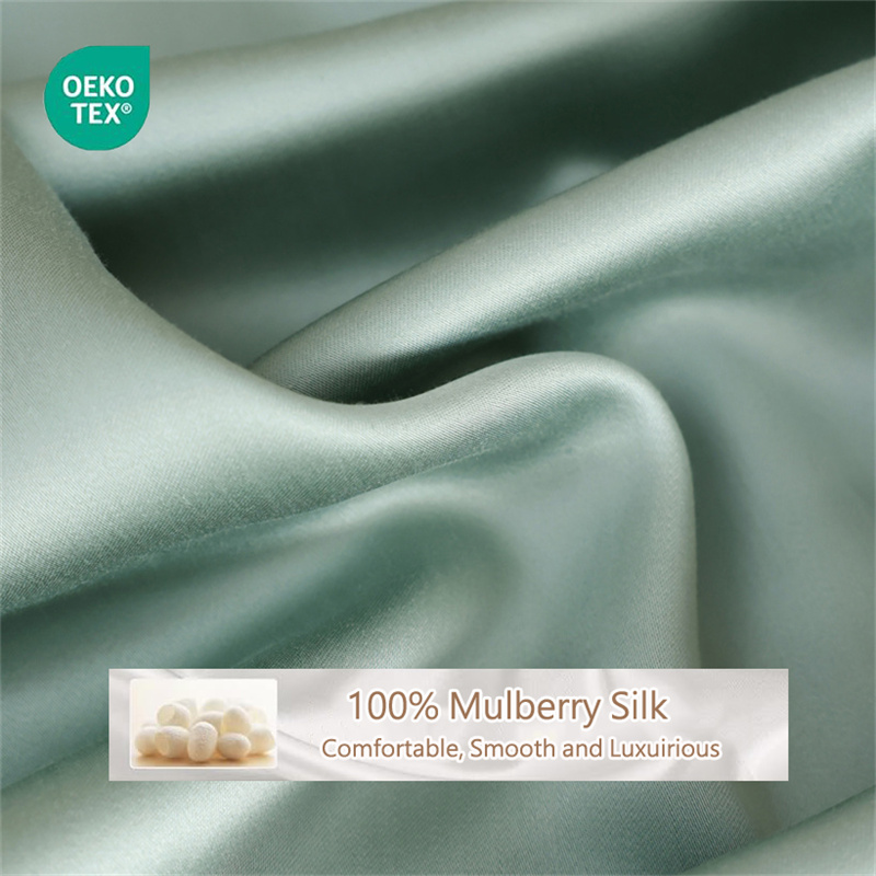 100% Mulberry Silk Fitted Bed  - مراجعة Silk Sheet Set وسعره