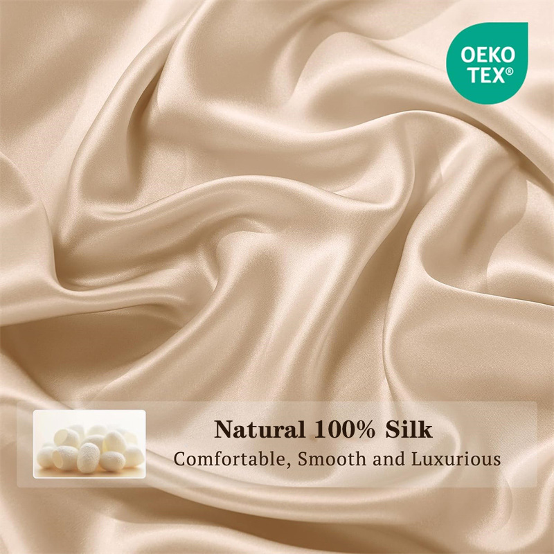 1PC Mulberry Silk Flat Sheet L - مراجعة Silk Sheet Set وسعره