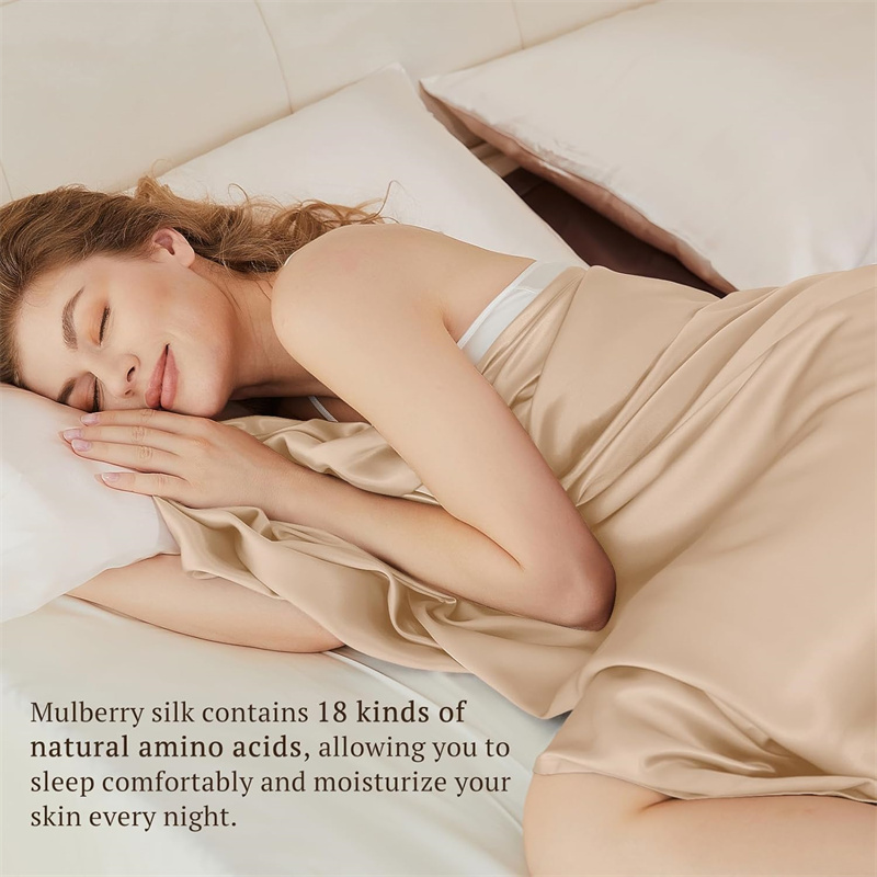 1PC Mulberry Silk Flat Sheet L - مراجعة Silk Sheet Set وسعره