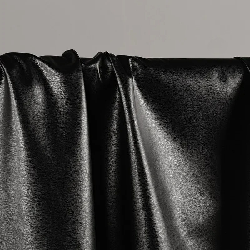 Suede PU Leather Fabric Black  - مراجعة Home Textiles Wholesale وسعره