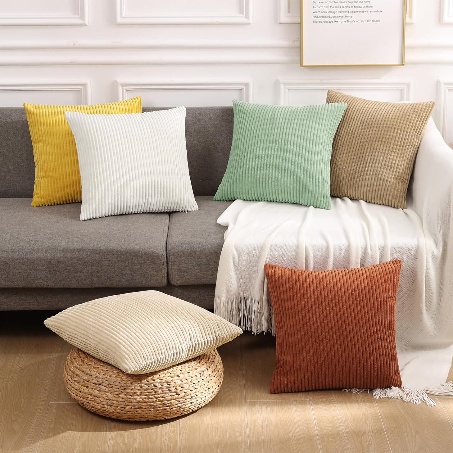 Corduroy Throw Pillow Covers 1 - مراجعة Pillow Insert 18X18 وسعره