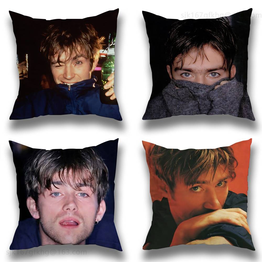 I Love D-Damon Albarn Pillow C - مراجعة Home.Textiles Cushion وسعره