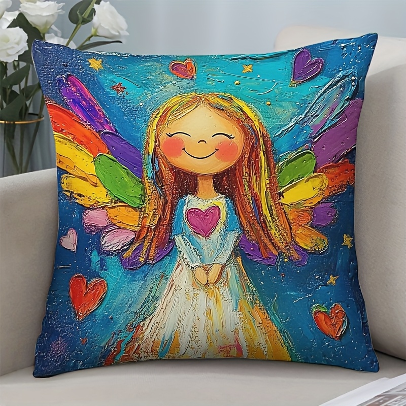 Colorful Angel Wings Pillow Co - مراجعة Pillow Insert 18X18 وسعره