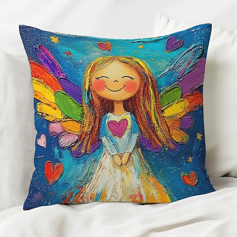 Colorful Angel Wings Pillow Co - مراجعة Pillow Insert 18X18 وسعره