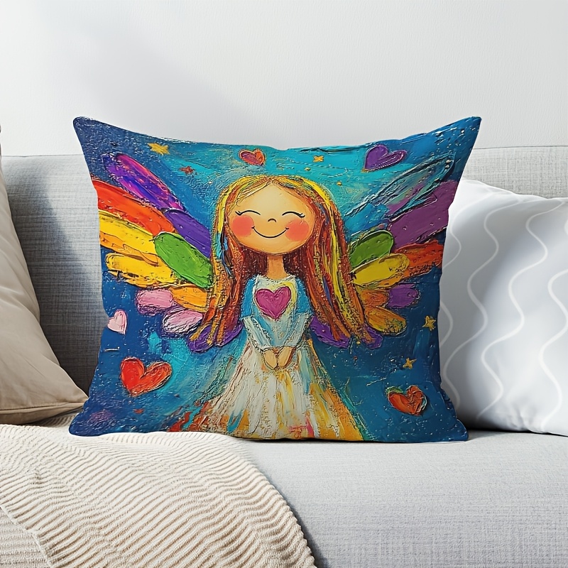 Colorful Angel Wings Pillow Co - مراجعة Pillow Insert 18X18 وسعره