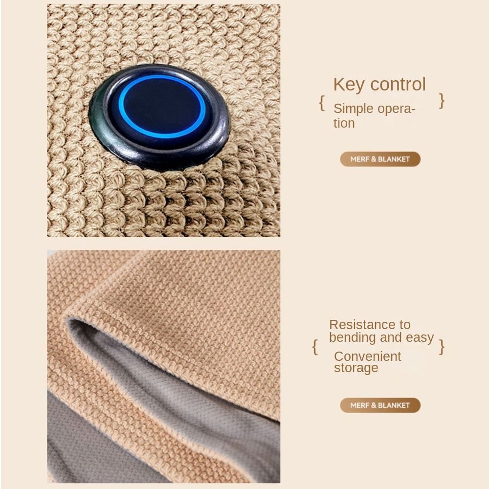 Fashion Wearable USB Electric  - مراجعة Electric Blanket Heated وسعره
