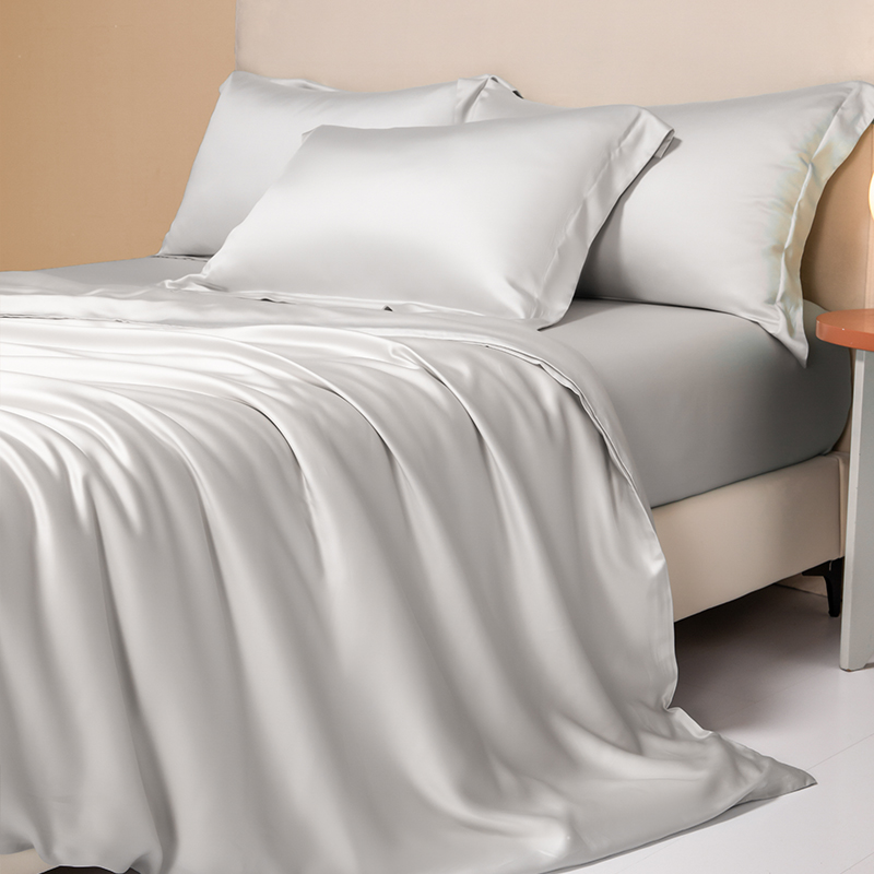100% Egyptian Cotton 4/6 Piece - مراجعة Silk Sheet Set وسعره