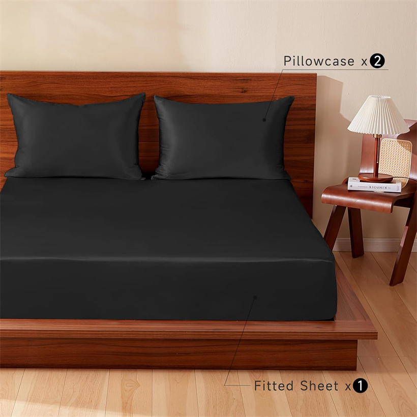 Smooth 3Pcs Set Mulberry Silk  - مراجعة Silk Sheet Set وسعره