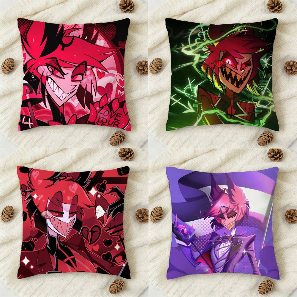 Alastor H-Hazbin H-Hotel Doubl - مراجعة Home.Textiles Cushion وسعره