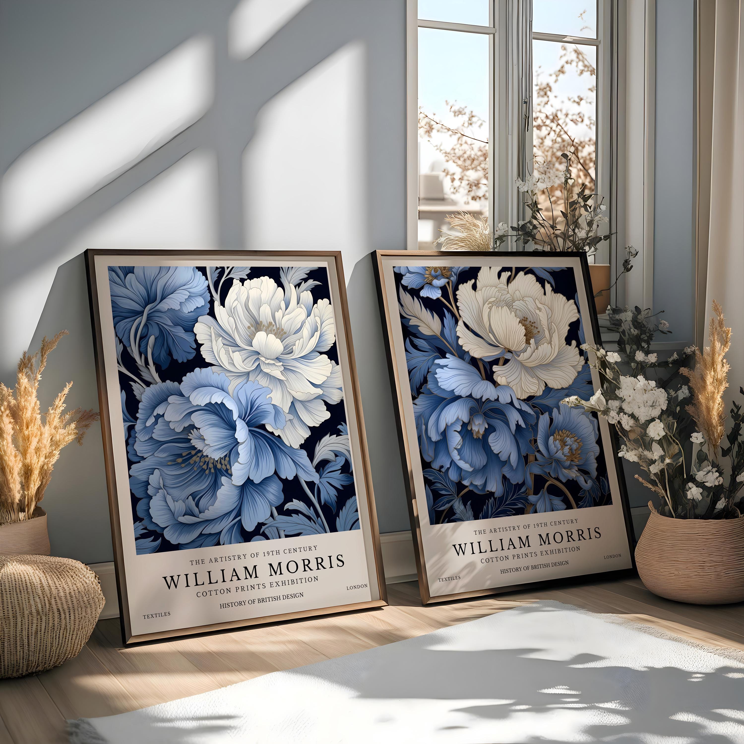 William Morris Blue Floral Pri - مراجعة Home Textiles Room Spray وسعره