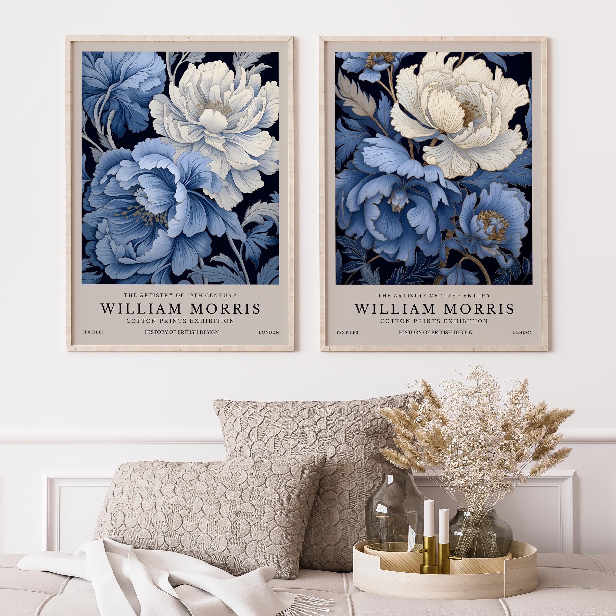 William Morris Blue Floral Pri - مراجعة Home Textiles Room Spray وسعره