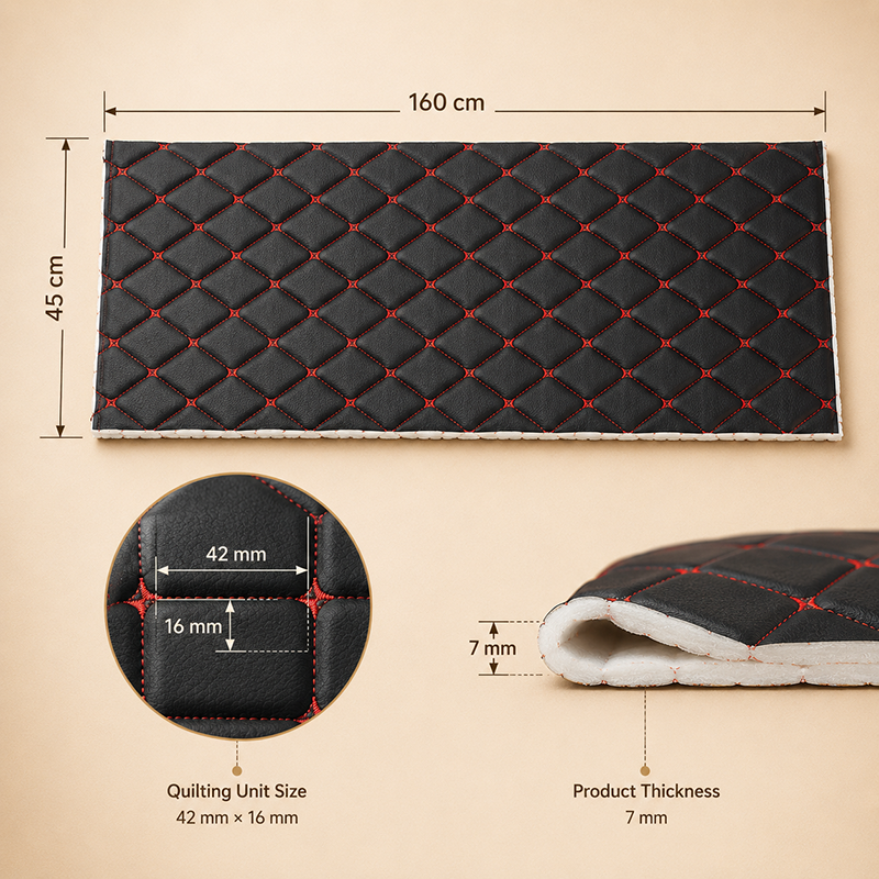 40x160cm Sponge Interlayer Fau - مراجعة Home.Textiles Cushion وسعره