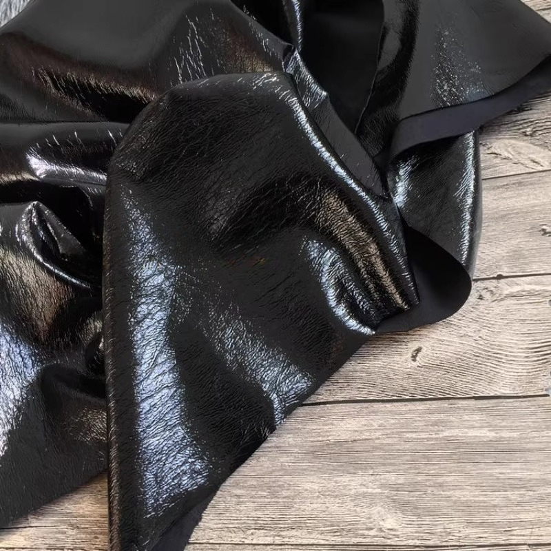 Pure Black Texture PU Leather  - مراجعة Home Textiles Wholesale وسعره