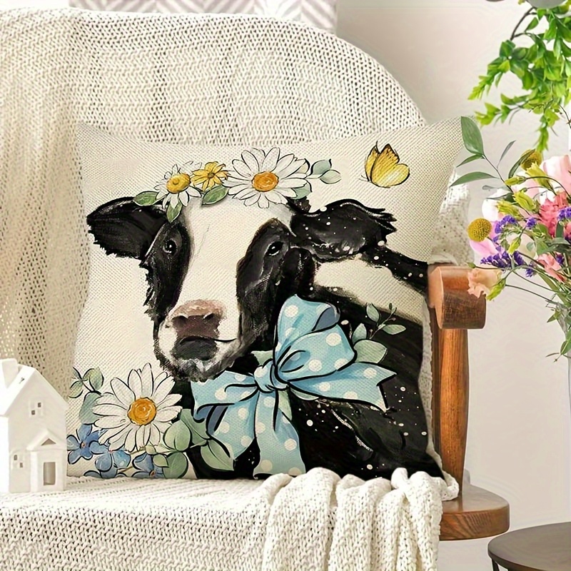 Pillow Covers Set of 4 Farm An - مراجعة Pillow Insert 18X18 وسعره