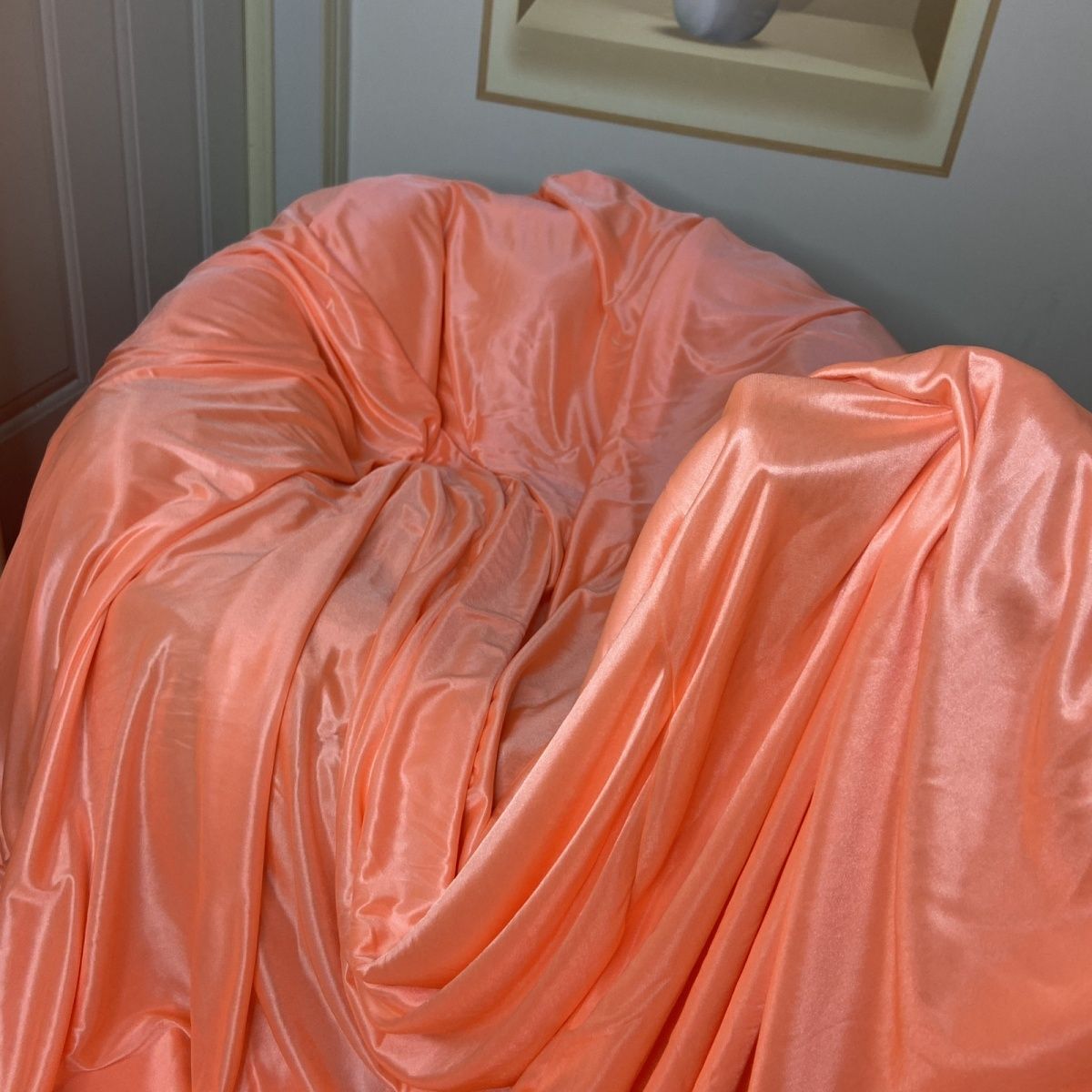 No Pillow Cover Glossy summer  - مراجعة Silk Sheet Set وسعره