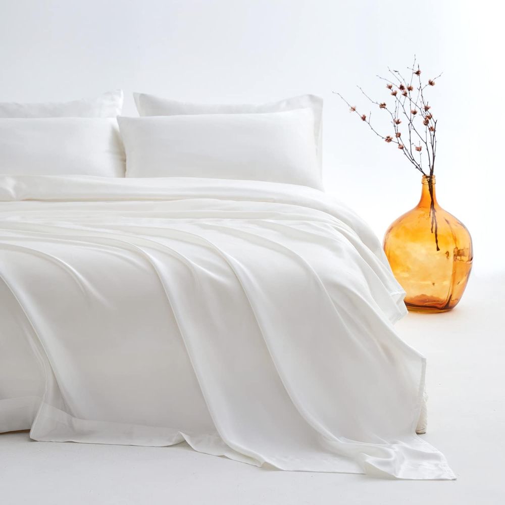 Premium 25 Momme Mulberry Silk - مراجعة Silk Sheet Set وسعره