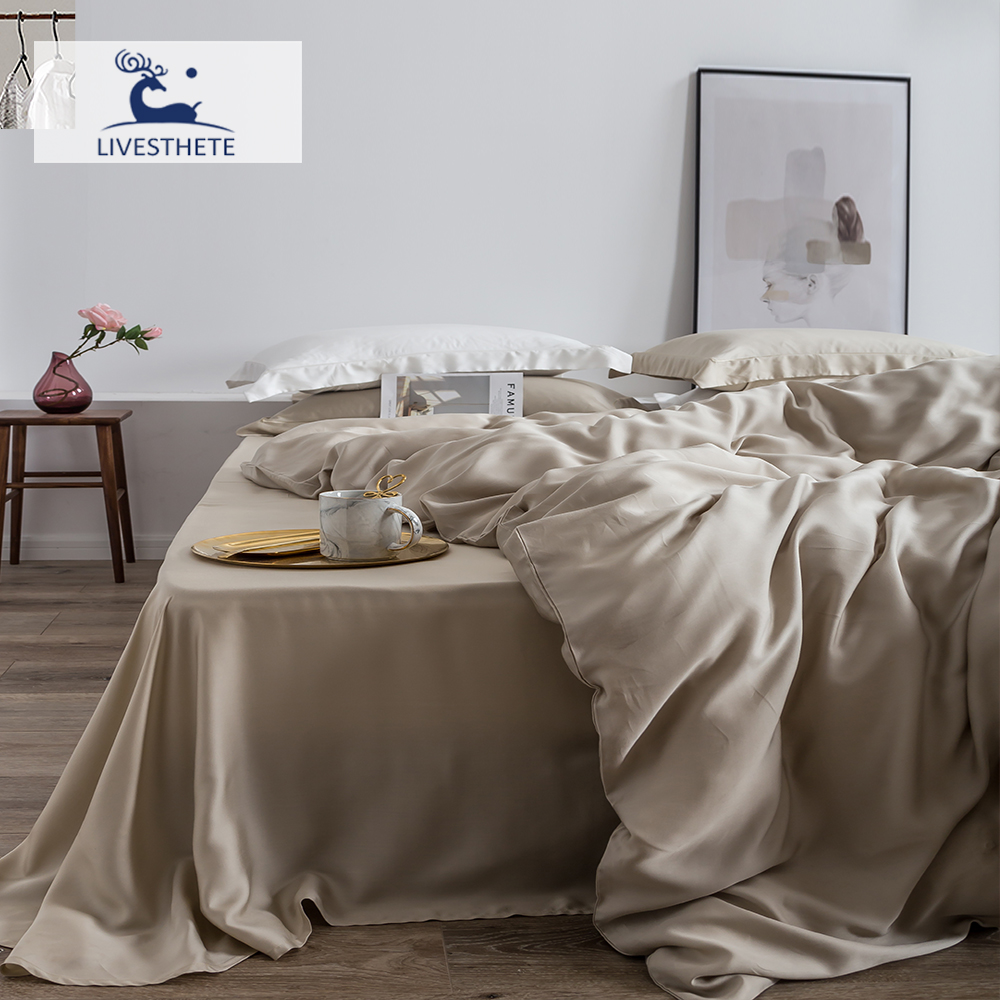 Liv-Esthete 100% Silk Bedding  - مراجعة Silk Sheet Set وسعره