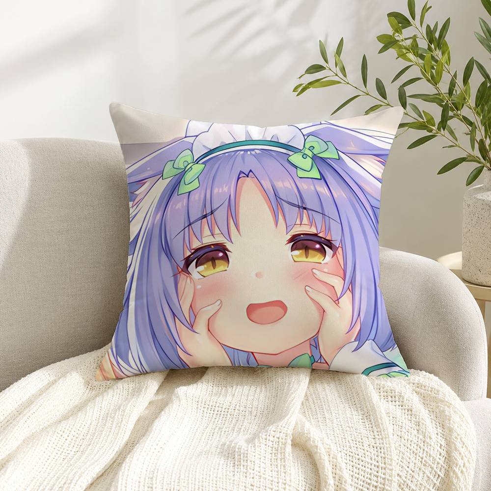 C-Cinnamon NEKOPARA Pillow Cas - مراجعة Home.Textiles Cushion وسعره
