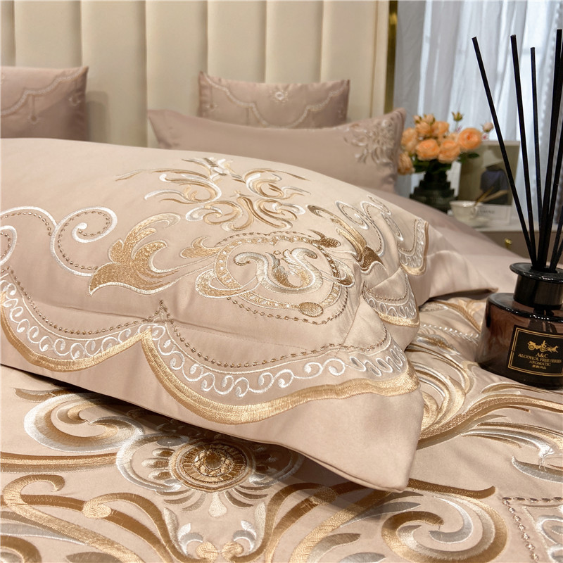 European-Style Bed Sheet Four- - مراجعة Silk Sheet Set وسعره