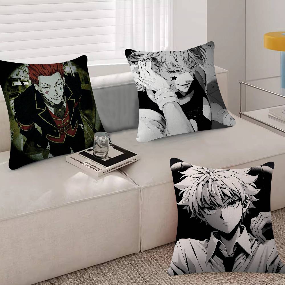 Anime H-hunter X Hunter Pillow - مراجعة Home.Textiles Cushion وسعره