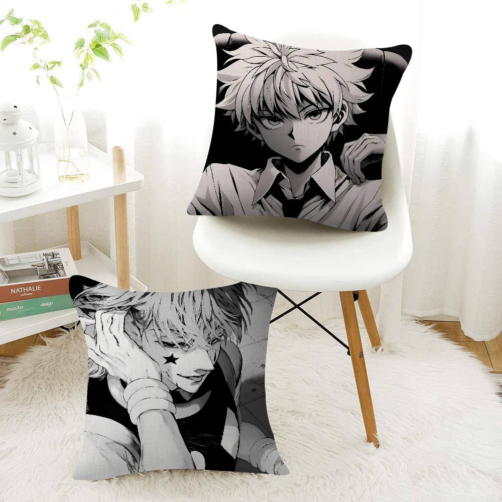 Anime H-hunter X Hunter Pillow - مراجعة Home.Textiles Cushion وسعره