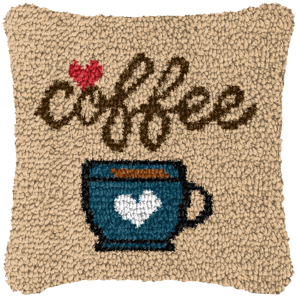 Cartoon Food Smyrna Latch Hook - مراجعة Home.Textiles Cushion وسعره