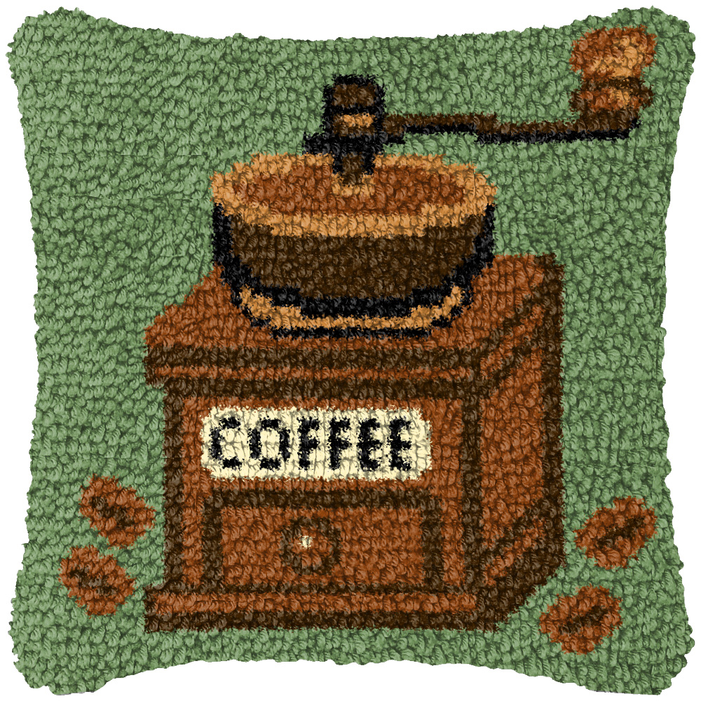 Cartoon Food Smyrna Latch Hook - مراجعة Home.Textiles Cushion وسعره