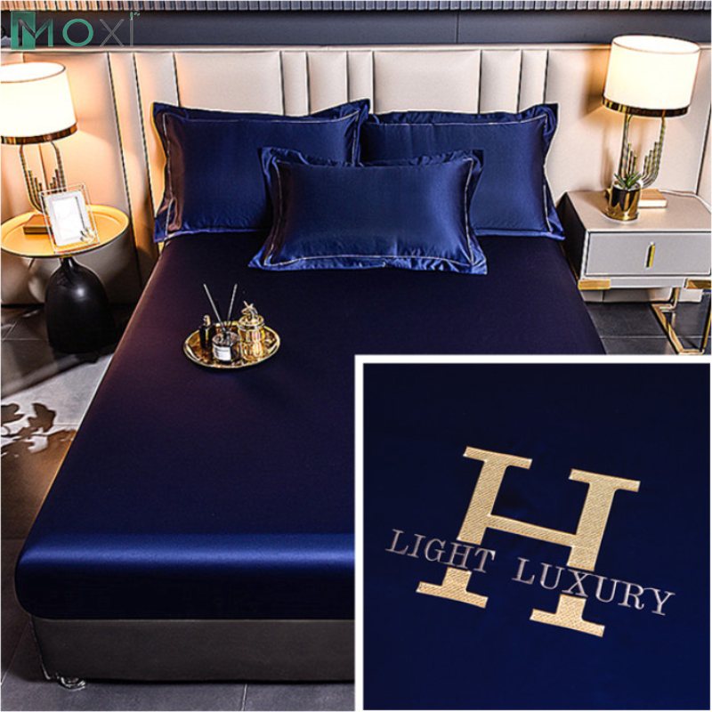 Luxury Ice Silk Fabrics Elasti - مراجعة Silk Sheet Set وسعره