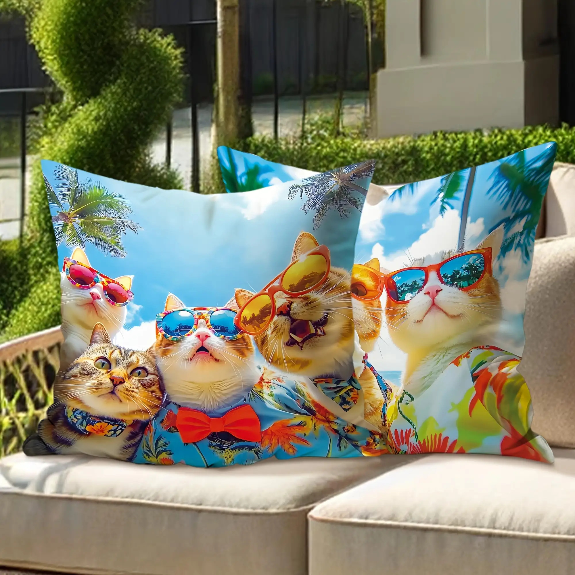 Pillow Covers Set of 4 Tropica - مراجعة Pillow Insert 18X18 وسعره