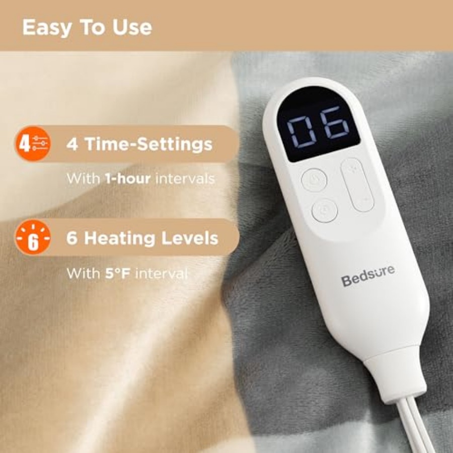 Heated Blanket Wearable Shawl  - مراجعة Electric Blanket Heated وسعره