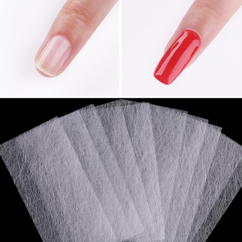 10-50pcs Nail Extension Silk F - مراجعة Silk Sheet Set وسعره