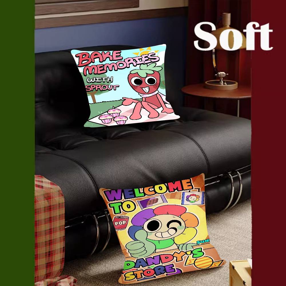 Game D-Dandys World Pillowcase - مراجعة Home Textiles Super Soft وسعره