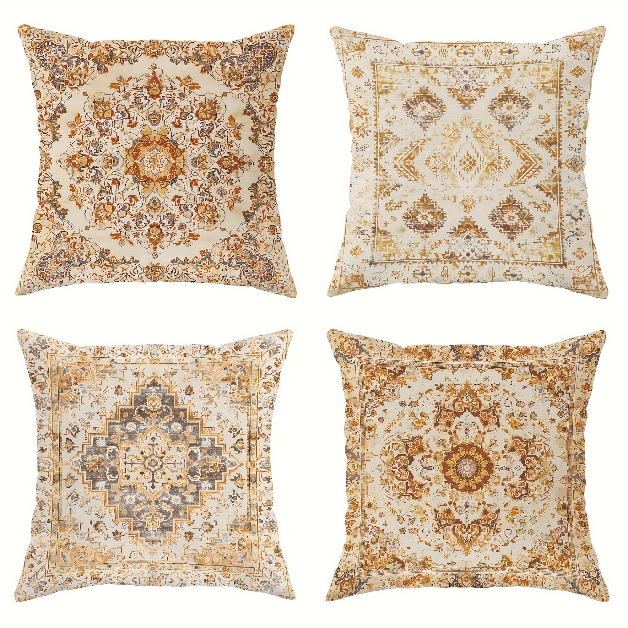 Pillow Covers Set of 4 Bohemia - مراجعة Pillow Insert 18X18 وسعره