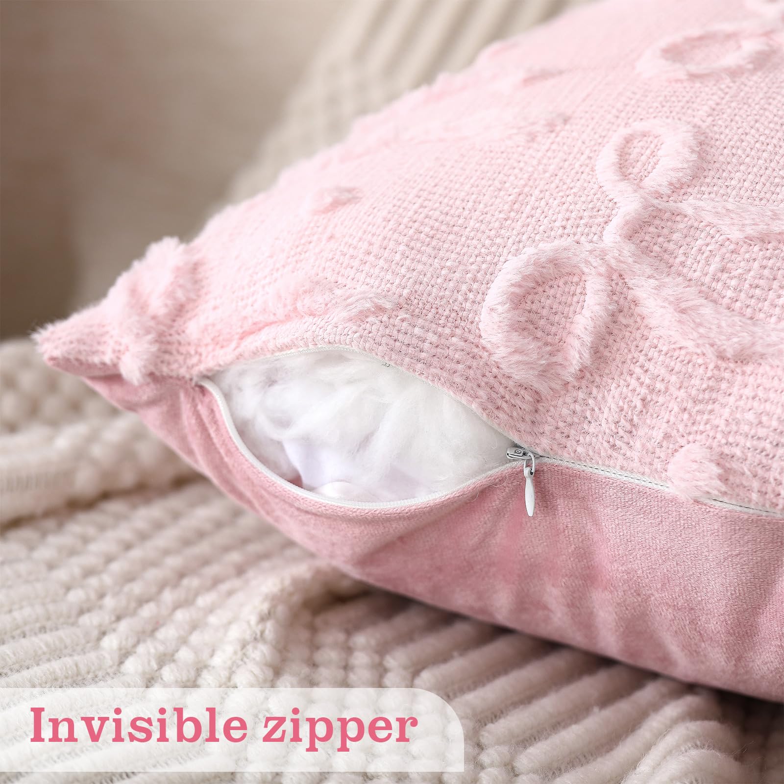 Pink Bow Throw Pillow Covers 1 - مراجعة Pillow Insert 18X18 وسعره
