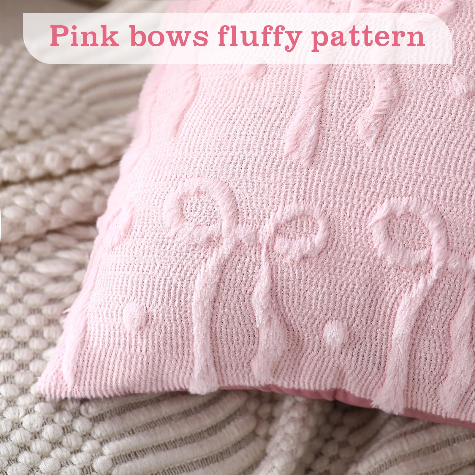 Pink Bow Throw Pillow Covers 1 - مراجعة Pillow Insert 18X18 وسعره