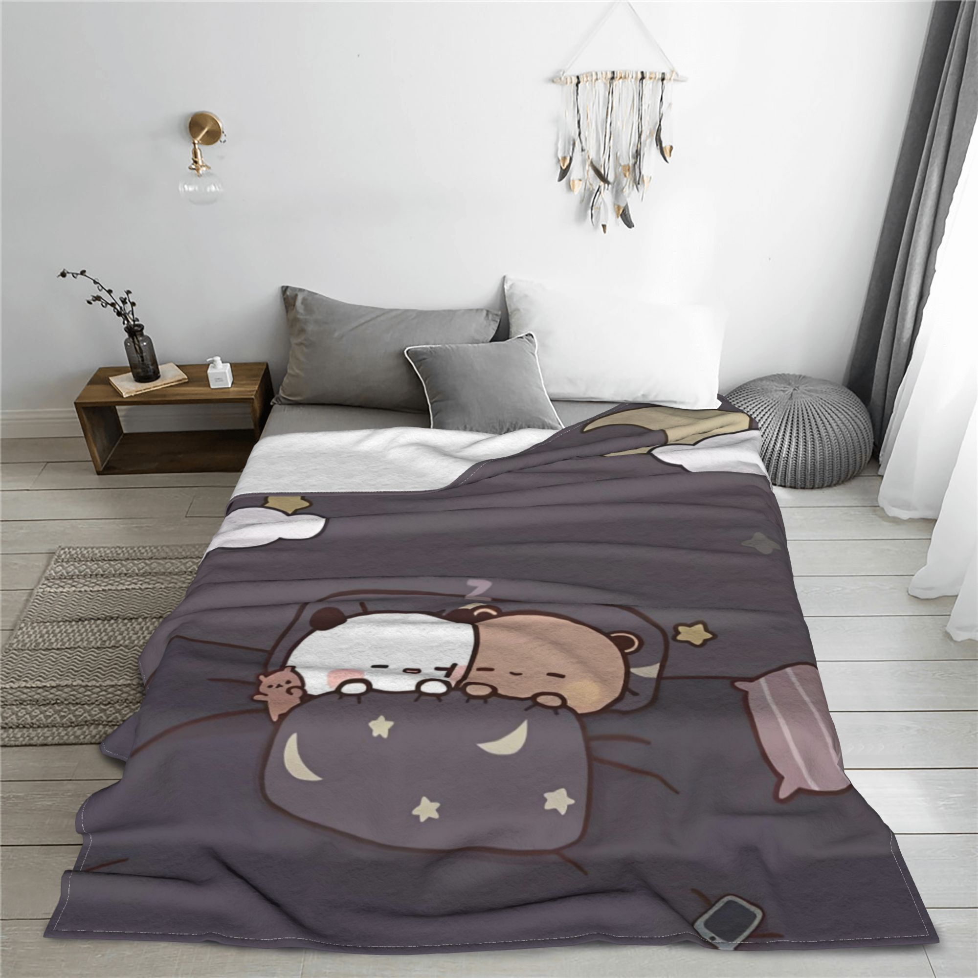 Bear Cartoon Cute Bubu Dudu Bl - مراجعة Home Textiles Super Soft وسعره