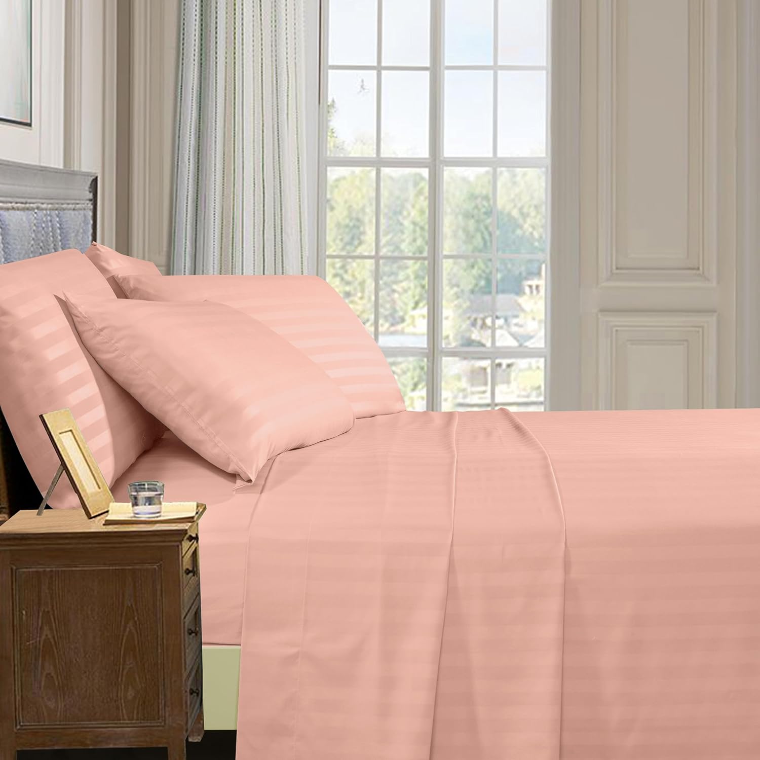6-Piece King Sheet Set - Deep  - مراجعة Silk Sheet Set وسعره