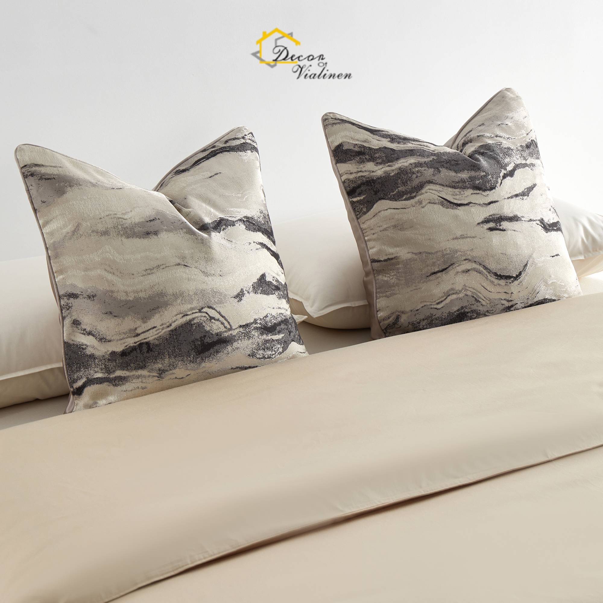 1pc Luxury Beige Abstract Pill - مراجعة Pillow Insert 18X18 وسعره