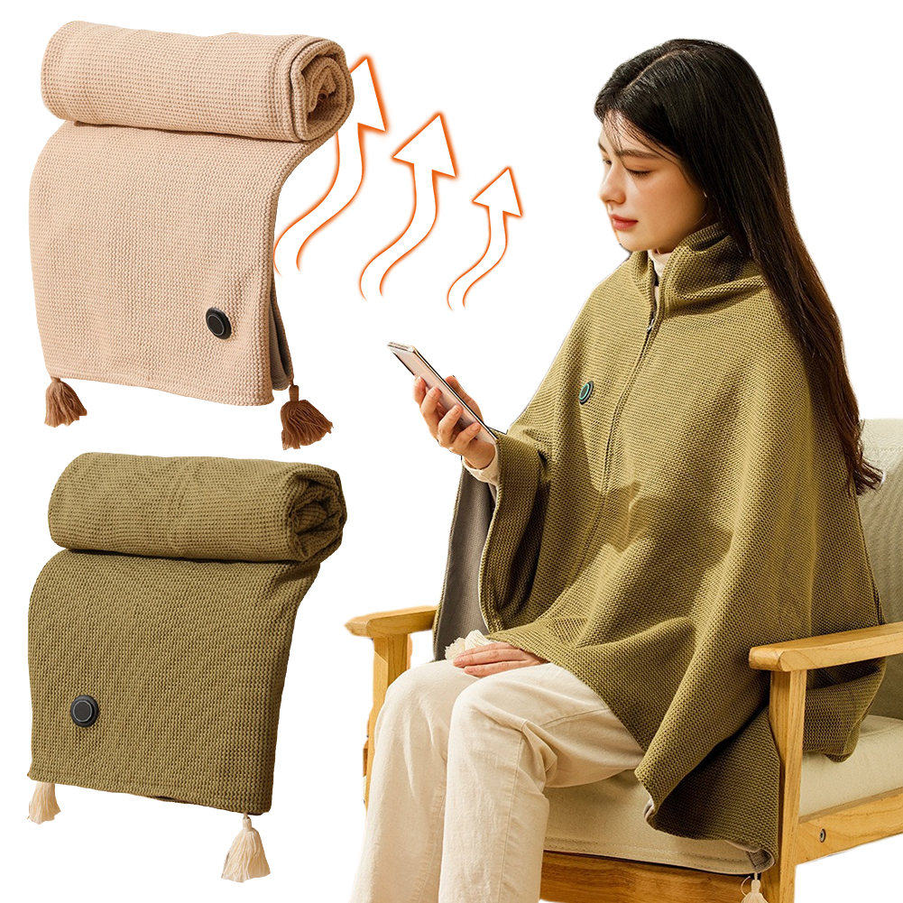 Wearable USB Electric Heated B - مراجعة Electric Blanket Heated وسعره