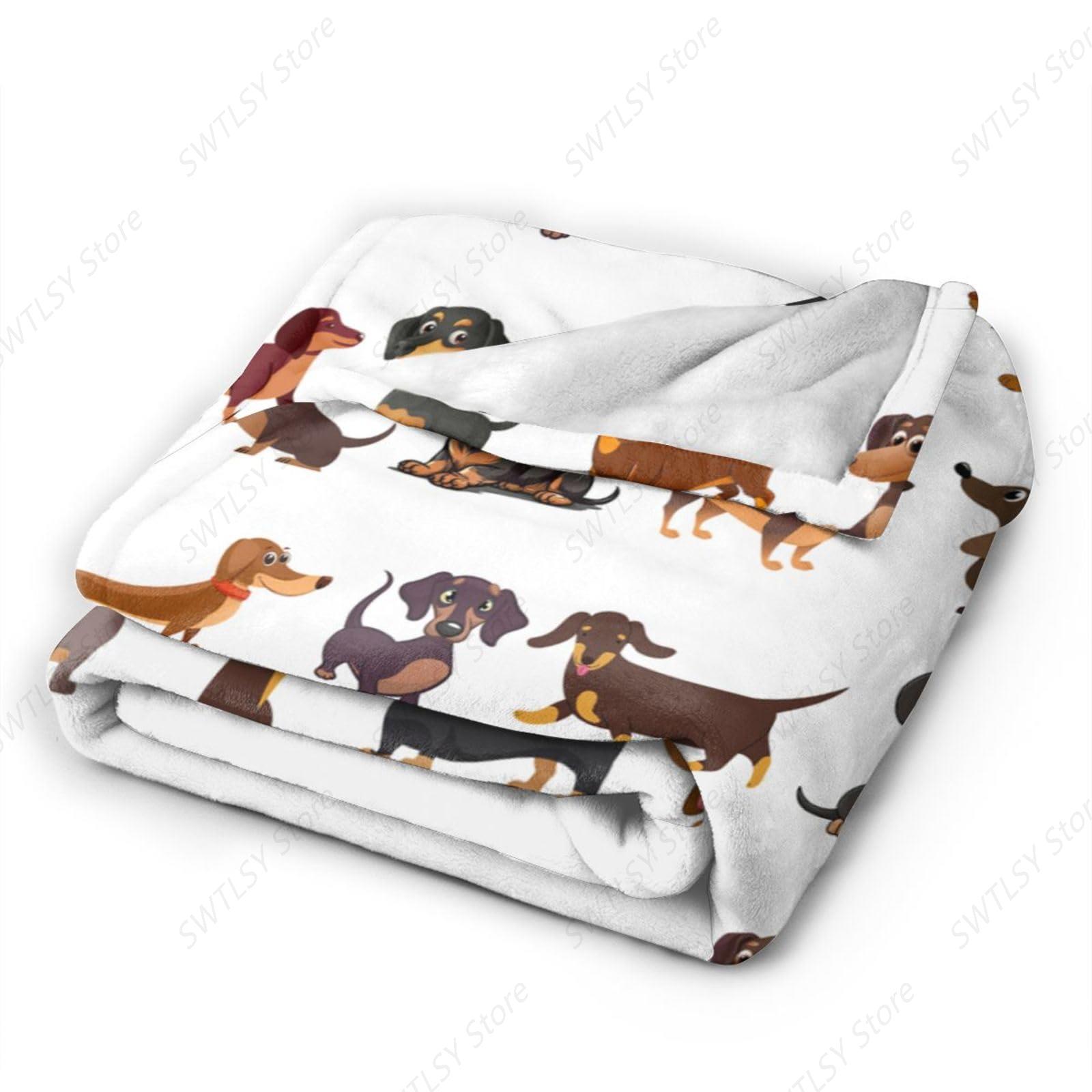 Dachshund Blanket Super Cozy S - مراجعة Home Textiles Super Soft وسعره