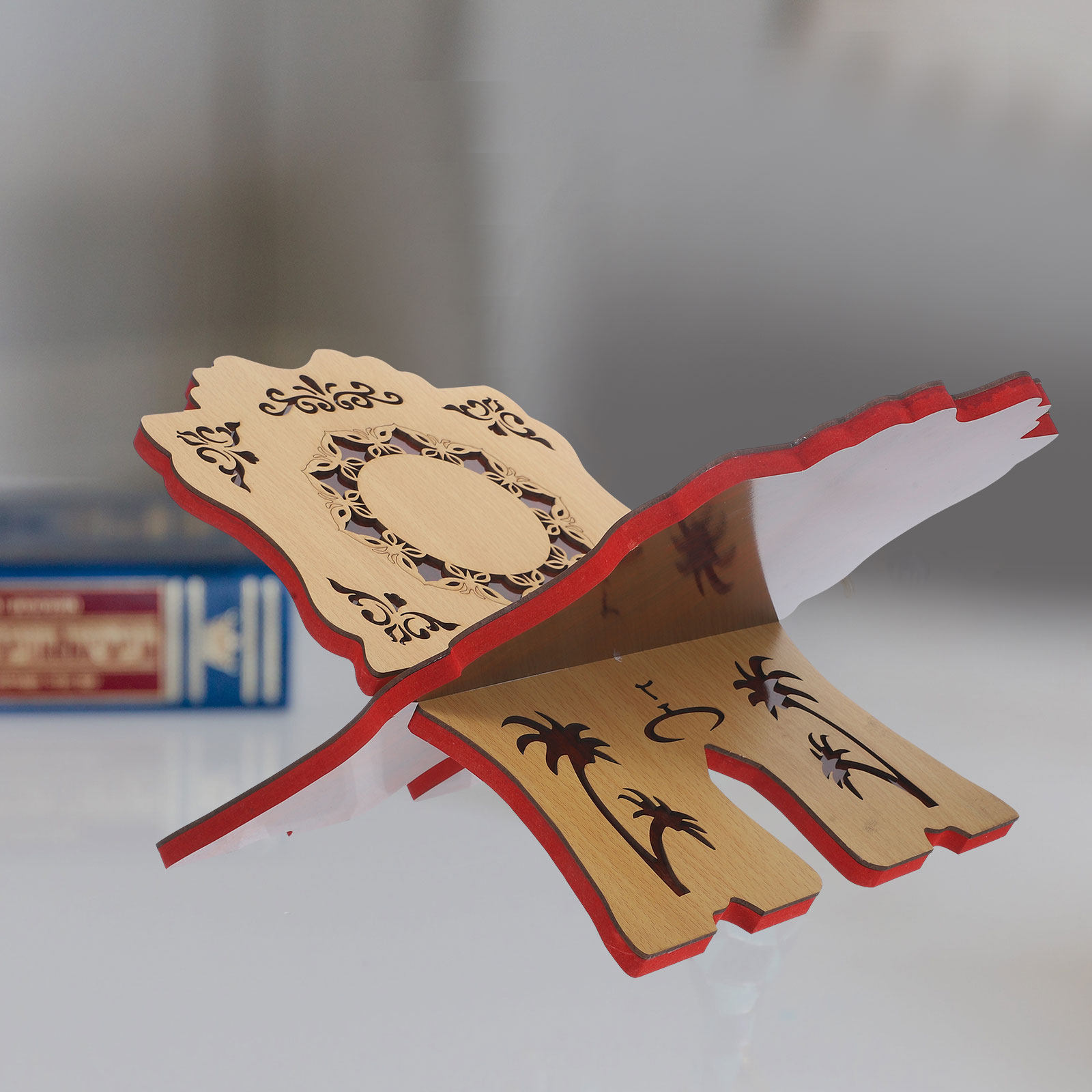 Wooden Bible Reading Stand Det - مراجعة Home Quran وسعره
