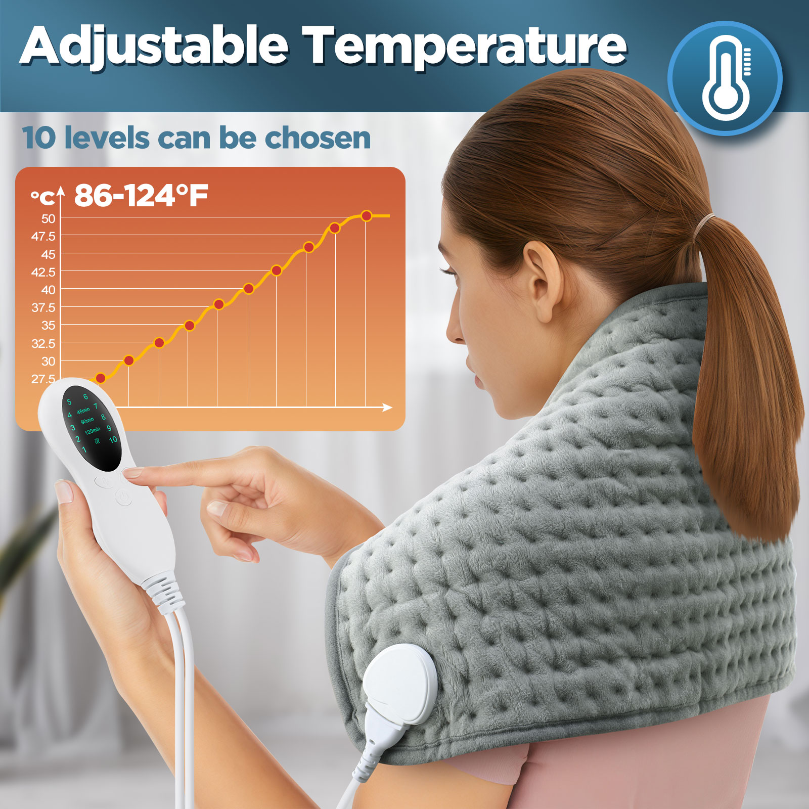 30*60/40*76/50*100cm Electric  - مراجعة Electric Blanket Heated وسعره