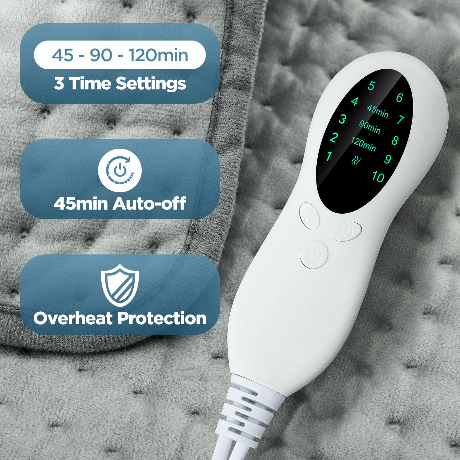 30*60/40*76/50*100cm Electric  - مراجعة Electric Blanket Heated وسعره