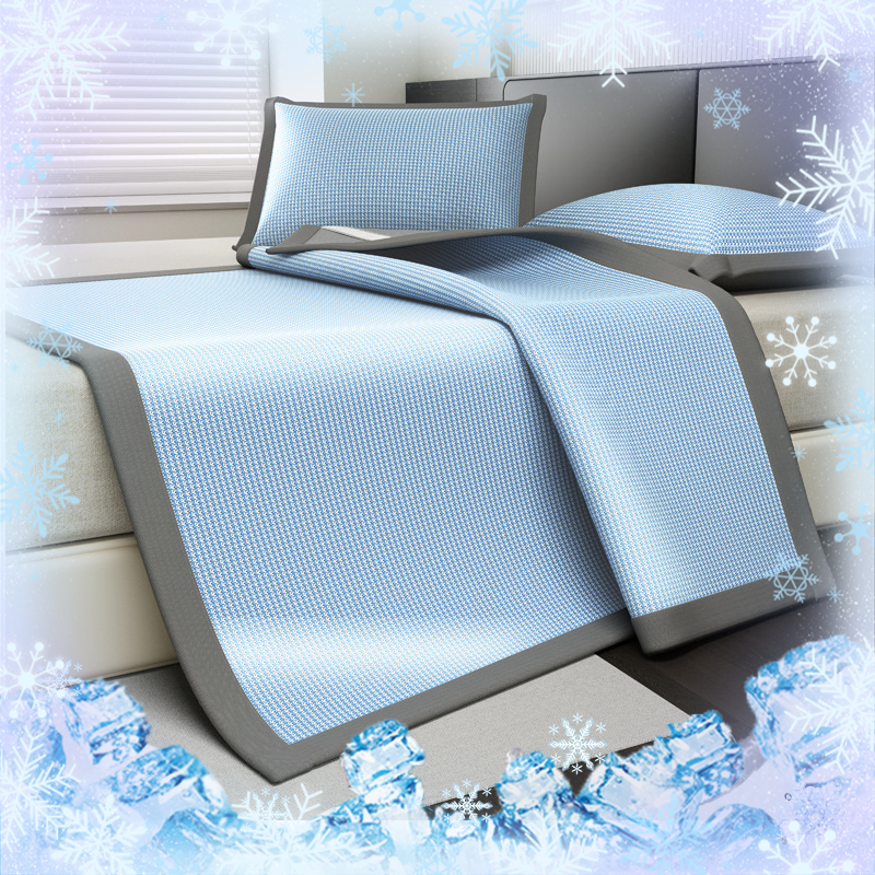 Summer Cooling Ice Silk Bed Sh - مراجعة Silk Sheet Set وسعره